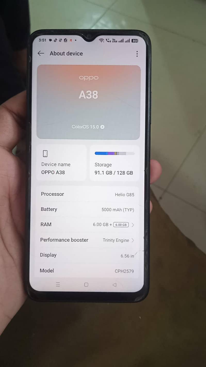 OPPO A38 0