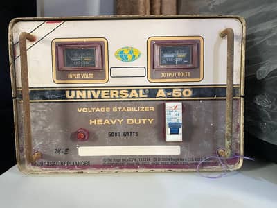 Universal A-50 Heavy Duty Voltage Stabilizer 5000 Watts