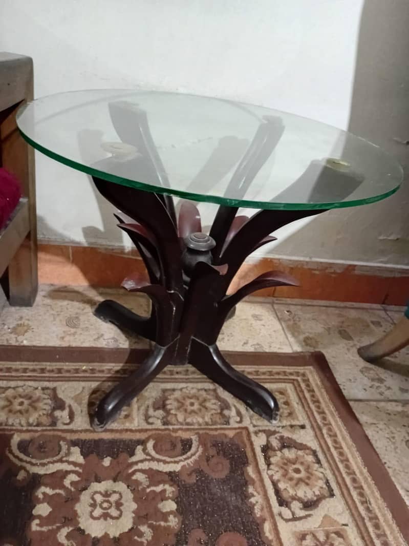 Centre Table with side round table 2