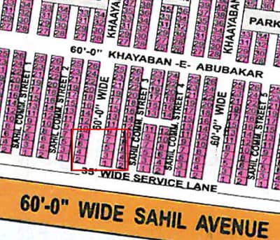 100 Sq Yd Main Kh- Usman Plot, Adjacent to Sahil Avenue / Sea Front Sahil Commercial Plot, DHA Phase 8EXT