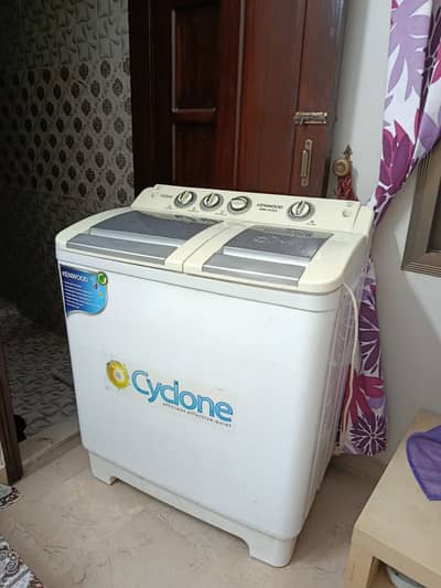 Kenwood KWM-1010SA Cyclone Twin Tub Washing Machine