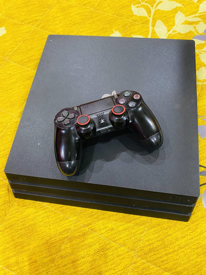 PS4 pro 1tb condition 10/10 without controller. 0