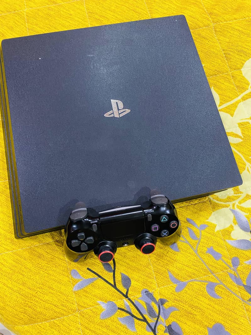 PS4 pro 1tb condition 10/10 without controller. 5