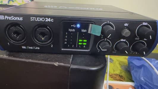 Recording soundcard presonus studio24c