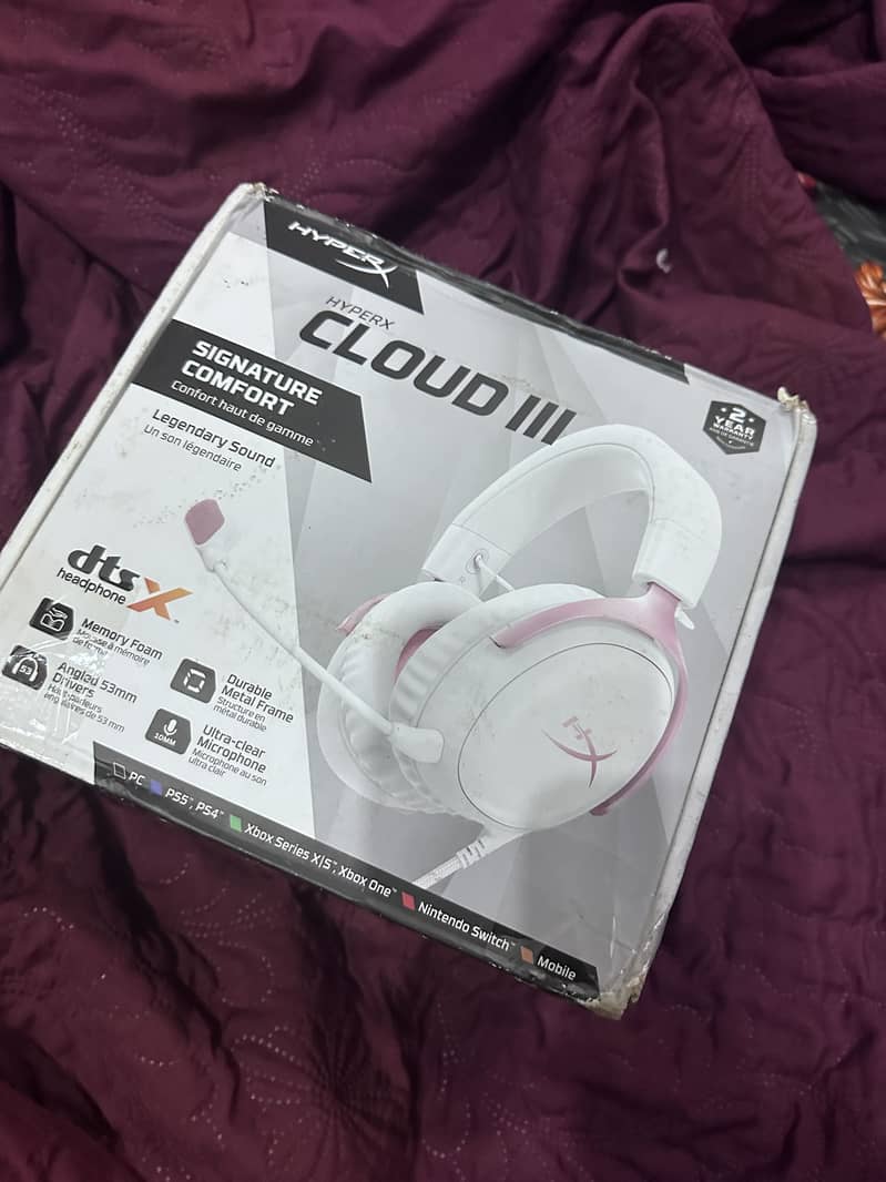 Hyperxcloud 3 white 8