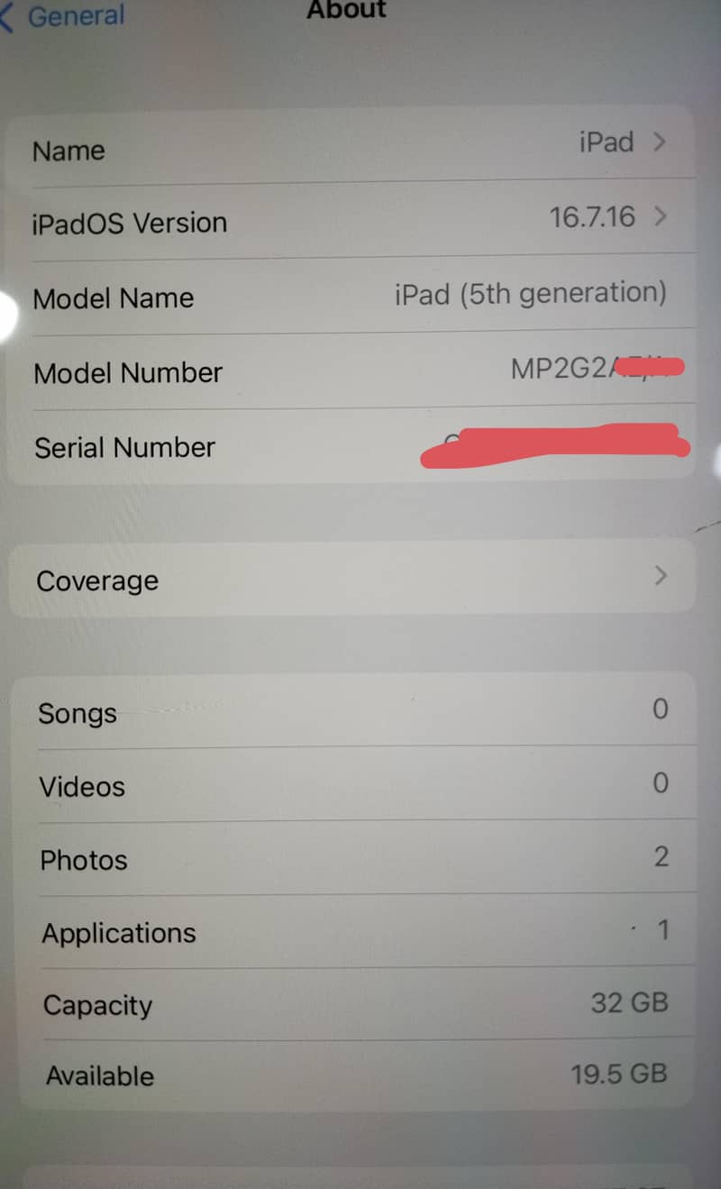 iPad 5th Generation 32GB 3