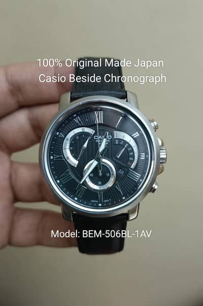 Casio Beside Chrono Made Japan (100% Original)