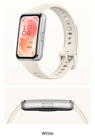 Huawei band 11 White Aluminium color