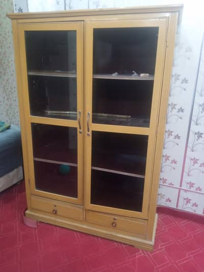 Wooden showcase