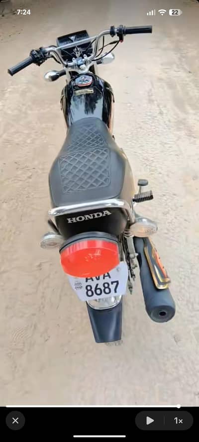 Honda CG125 model 2024 brand new condition gold edition color f