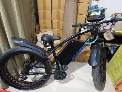 Electric  scooty+ electric cycle