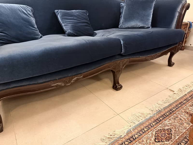 7 Seater Solid wood Sofa Set 1