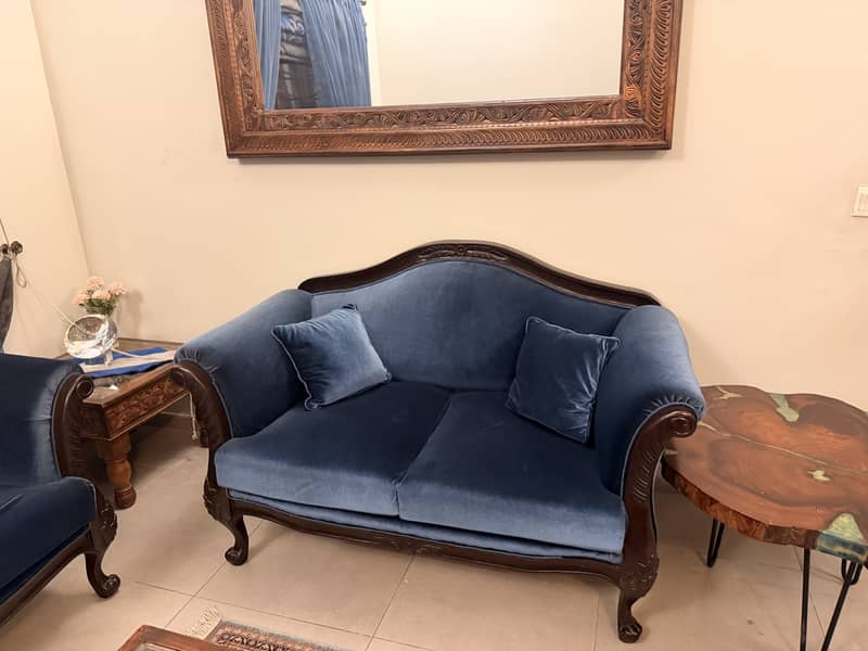 7 Seater Solid wood Sofa Set 6