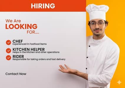 Chef / Helper / Rider