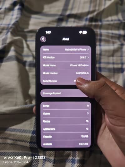Apple iPhone 14 Pro Max LLA 128 Gb