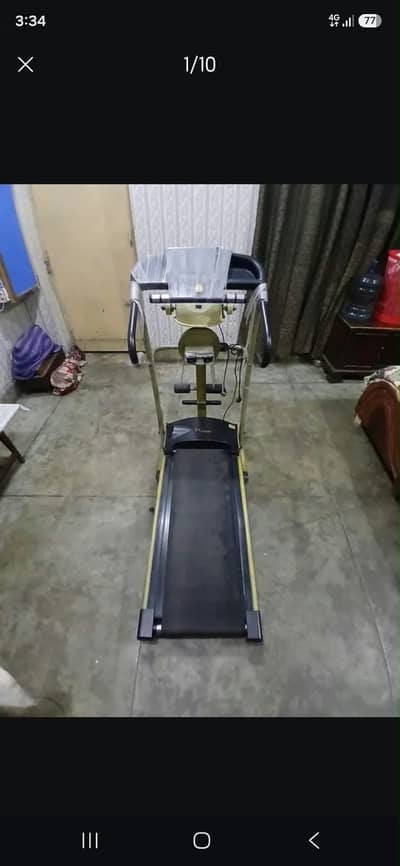 Treadmill all ok condition for every use 150kg weight afordable easily