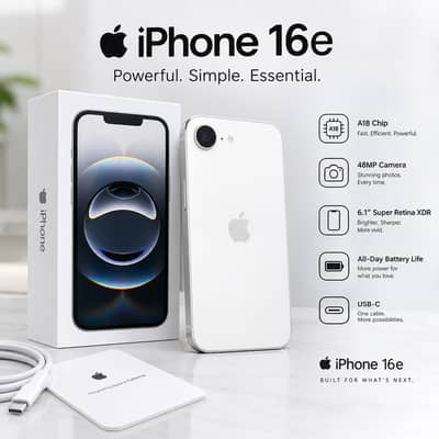 Apple iPhone 16e jv with box