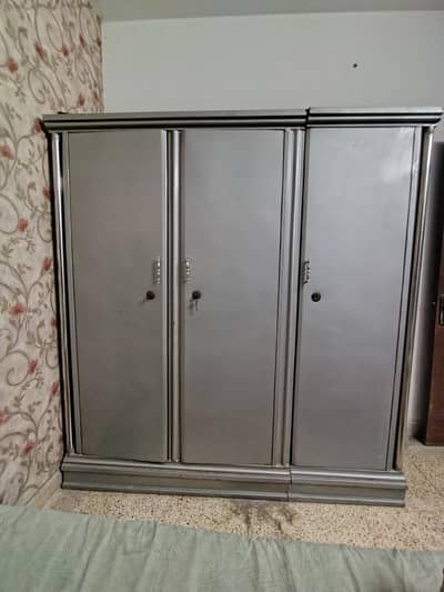 3 Door Steel Wardrobe