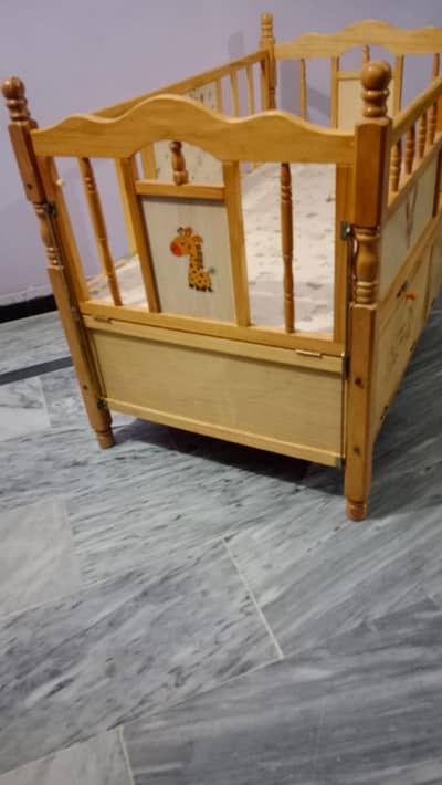 Wooden Baby Cot for sale in good condition