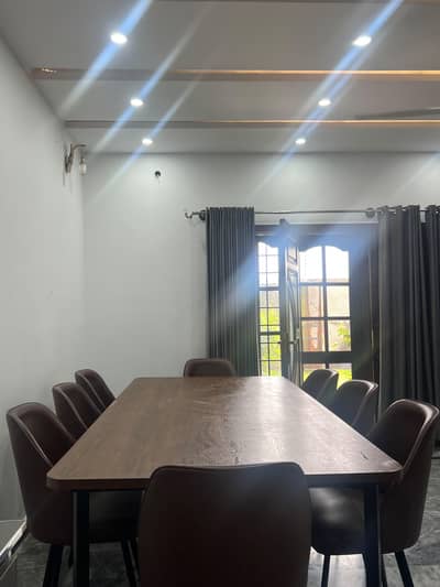 Dining table Size 8 Feet By 4 Feet 8 chair's