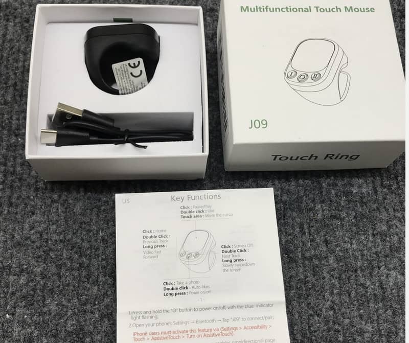 J09 Mouse Remote Control Automatic Screen Clicker, Scrolling Touchpad 2