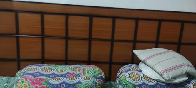 King size bed with 2 x side tables