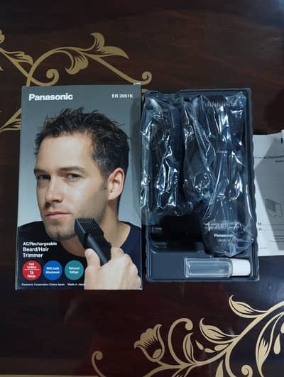 Panasonic ER-2051K Rechargeable Beard/Hair Trimmer,