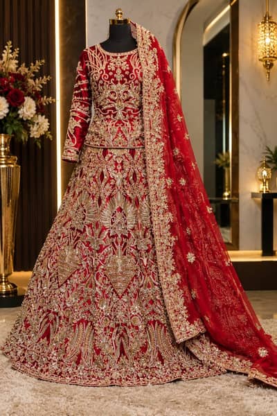 Bridal Lenga Heavy hand mad work