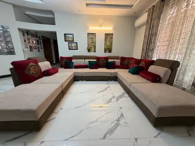 Living Room Sofa Set (10 seater with 2 settees)