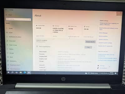 HP ProBook | Core i3 7th Generation| 8GB Ram| 128Gb SSD 446Gb HDD|
