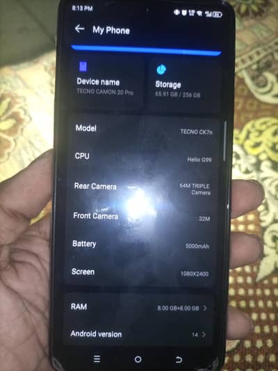 Tecno CAMON 20 Pro