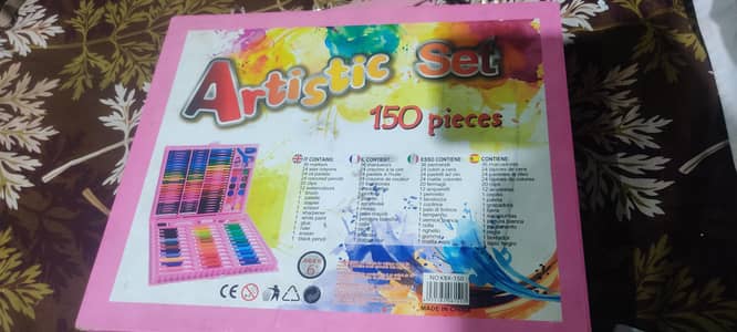 150 pieces of artistic kids color kit