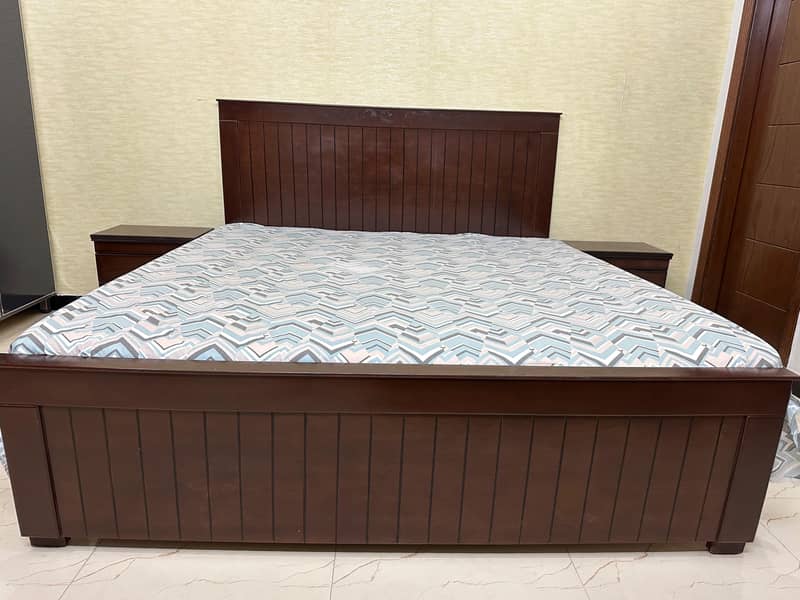 bed with side tables 1