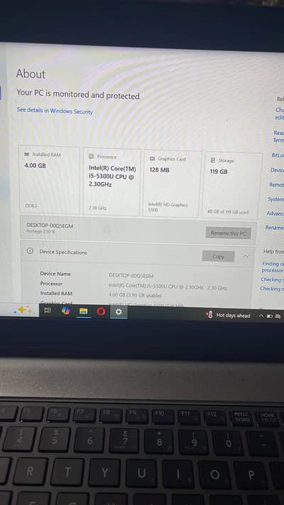 Toshiba laptop