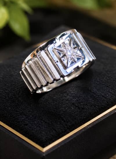 Italian diamond ring 0.5 carat  100% real