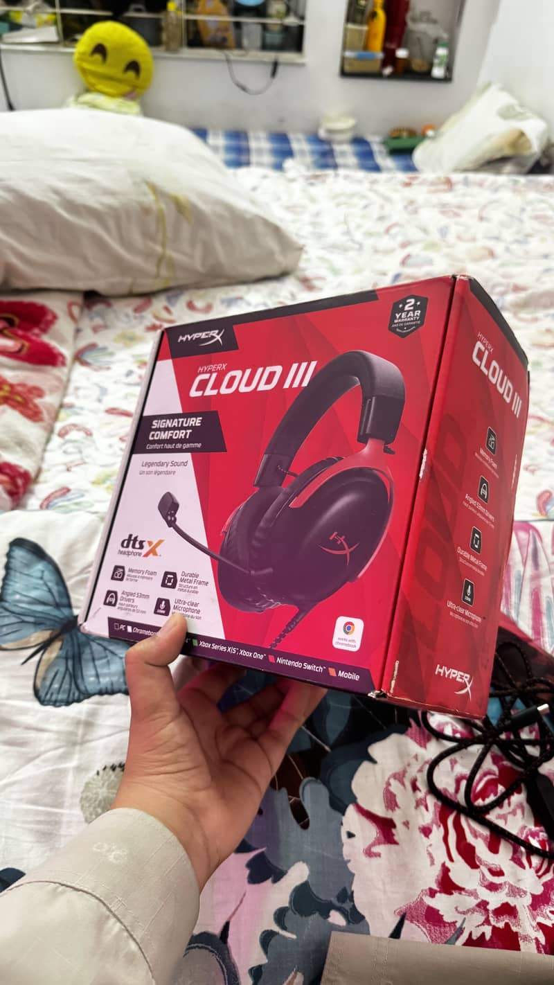 HyperX cloud 3 just like new 0