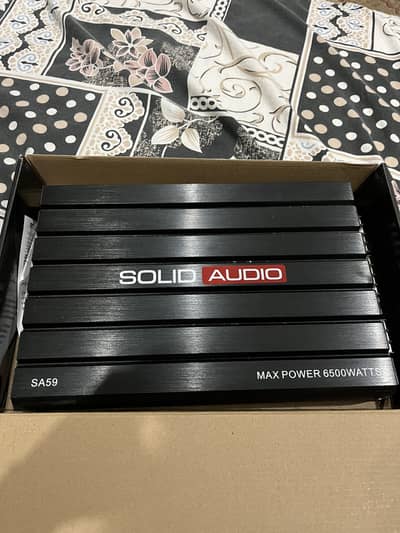 Car amplifier and subwoofer for sale