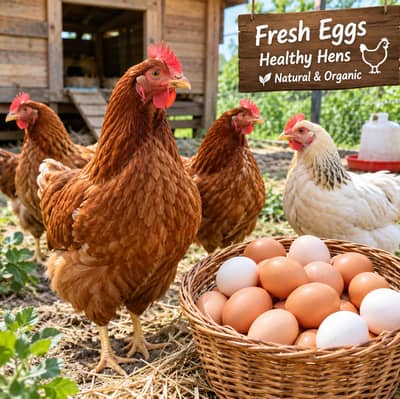  Desi Fertile Eggs for Hatching – Fresh & Healthy