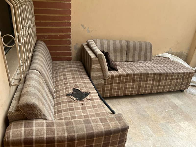 L shape sofa 1