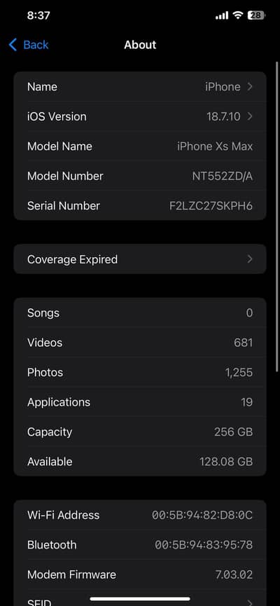 Apple iPhone XS Max