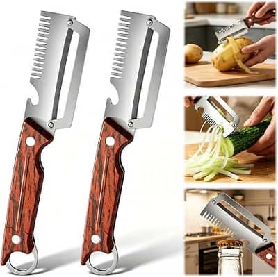 Multifunctional vegetable peeler 3 in 1 juliene peeler fruit peeler