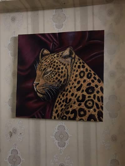 "The taste of royalties " acrylic painting wild life