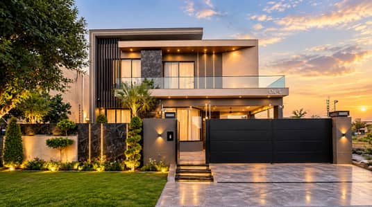 ORIGIINAL BRAND NEW 1 KANAL MODERN LUXURY 5-BED HOUSE FOR SALE IN DHA LAHORE