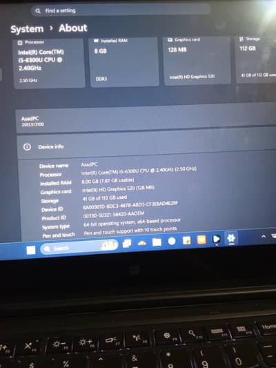 Lenovo Thinkpad yoga 460 core i5 6th generation