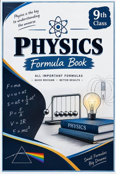 9th Class Physics Formula Book – Important Formulas & Quick Revision