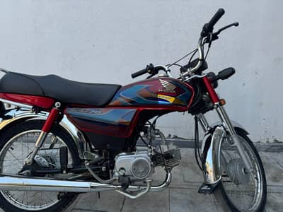 Honda CD70 Red Colour 2026/25