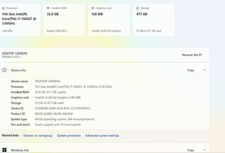 Toshiba Dynabook Portege X30L-J i7 11th Gen 32GB RAM 512GB SSD Touch