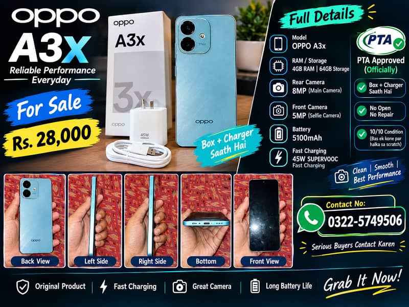 OPPO A3x 0
