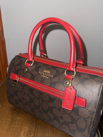 Original Coach Bag - Rowan Satchel in Signature Canvas