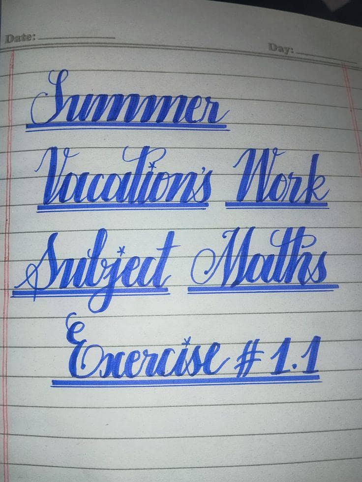 Handwritten Assignment 1